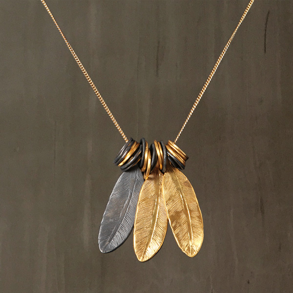 INDIAN FEATHERS NECKLACE